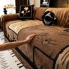 Vintage Chenille Anti-Scratch Sofa Protector Throw