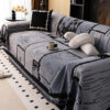 Vintage Chenille Anti-Scratch Sofa Protector Throw
