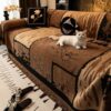 Vintage Chenille Anti-Scratch Sofa Protector Throw