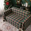 Vintage Christmas Style Plaid Blanket Full Wrap Co