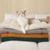 Warm Comfortable Non-slip Plush Pet Mat
