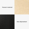 Warm Flannel Detachable Semi-Enclosed Large Dog Te