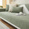 Wheat Ears Pattern Chenille Anti-Scratch Couch Cov