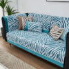 Wild Zebra Print Chenille Furniture Protector Couc