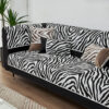 Wild Zebra Print Chenille Furniture Protector Couc