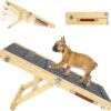 Wooden Dog Ramp 4 Levels Height Adjustable Foldabl