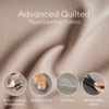 Luxe Water-repellent Faux Leather Removable Spiral