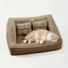 Comfort Orthopedic Support Dog Sofa Bed with Pillo