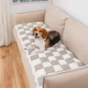 Checkered Color Matching Large Non-slip Pet Mat Co