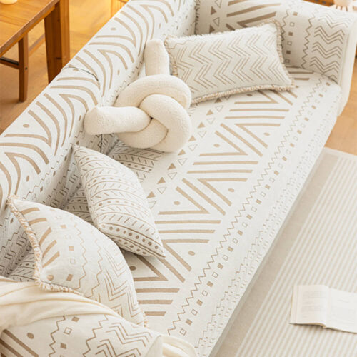 Chenille Fabric Breathable Wear-Resistant Sofa Dec