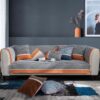 Classic Houndstooth Print Chenille Non-slip Couch 