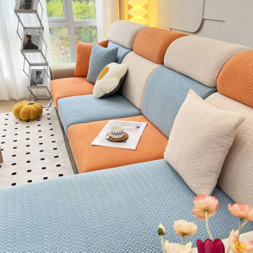 Colourful Fleece Sofa Cover Furniture Protector Co