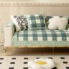 Cotton Plaid Anti-scratch Couch Cover