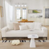 Cream Colour Berber Fleece Anti-Scratch Couch Cove