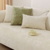 Delicate Waffle Chenille Fabric Furniture Protecto