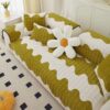 Milk Velvet Sofa Cover Furniture Non-slip Protecti