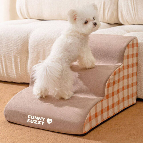 Plain Pattern Pet Climbing Ladder Removable Dog St