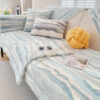Plush Cream Comfort Furniture Protective Mat Couch