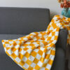 Stylish Chequered Flannel Pet Blanket Dog & Cat Bl