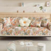Tropical Leaves Cooling Non-slip Sectional Couch C