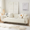 Warm Crystal Velvet Wheat Embroidery Non-Slip Couc