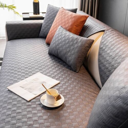 Water-resistant Leathaire Fabric Sofa Cover Furnit