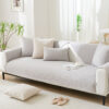 Wood Grain Texture Soft Chenille Anti-scratch Couc