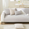 Wood Grain Texture Soft Chenille Anti-scratch Couc
