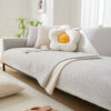 Wood Grain Texture Soft Chenille Anti-scratch Couc