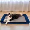 Faux Fleece & Suede Full Support Orthopedic Dog Be