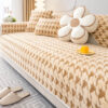 Houndstooth Plush Mat Furniture Protection Anti-Sl