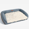 Large Washable Fluffy Cozy Bolster Dog Sofa Bed-De