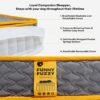 Hooman Innerspring Coils Orthopedic Human Dog Bed 