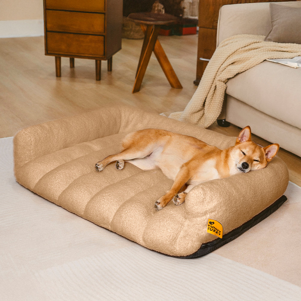 Large Soft Supportive Headrest Orthopedic Dog Sofa