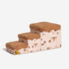 Retro Pixel Handcrafted Foldable Pet Stairs With S