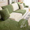 Modern Leaf Jacquard Water-Repellent Anti-Scratch